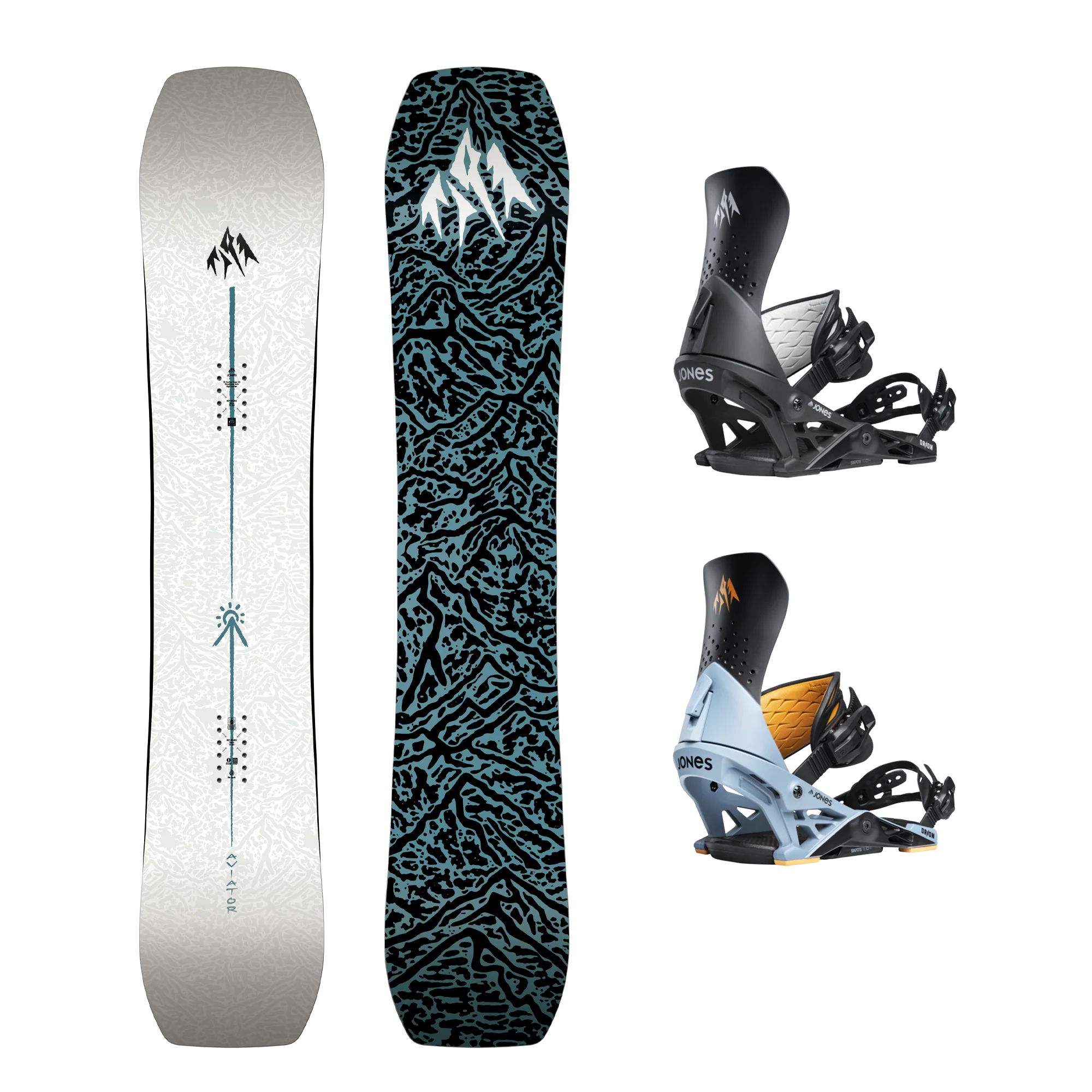 Jones Aviator 2.0 Snowboard + Jones Orion Binding Package 2026